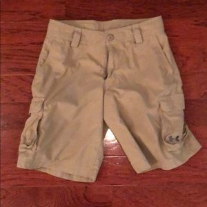 Boys Under Armour Khaki Shorts (w/adj waist)